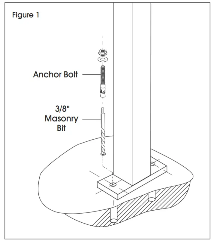 ULINE Wire Security Room Sliding Door - FIG1