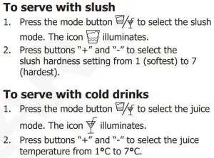 FIG 6 Selecting the working mode