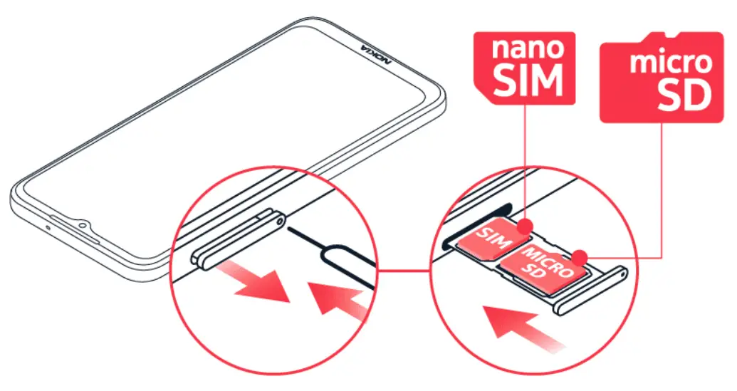 NOKIA G400 5G Mobile Phone - MEMORY CARDS