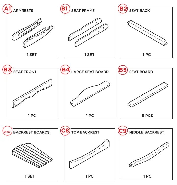 vbcp-SKY2253-Foldable-Wooden-Adirondack-Chair-fig-4