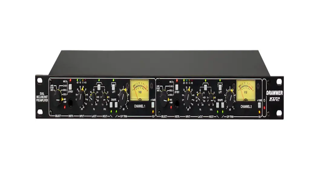 Thomann Drawmer 1972 Dual Mic Line & Instrument Pre-amplifier User Manual Thomann Drawmer 1972 Dual Mic Line & Instrument Pre-amplifier User Manual