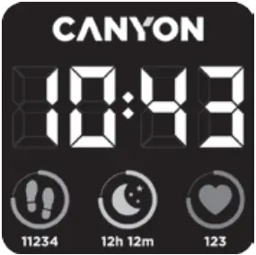 CANYON SW-78 Smartwatch - watch face a2