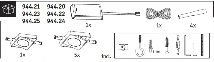 Paulmann 944.20 Cable Kit-1