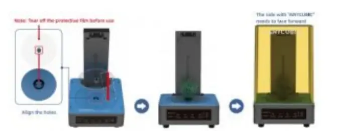 ANYCUBIC Wash Cure 3D Printer -Curing table 1PC 22