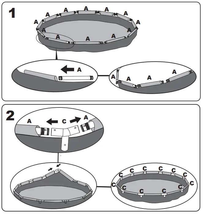 Bestway 5617WE Steel Pro MAX 15 x 42 Above Ground Pool Set fig 7