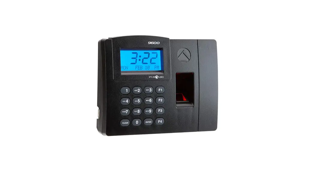 Pyramid 9600 Timetrax Elite Bio Ek Biometric Time Clock System User Guide Pyramid 9600 Timetrax Elite Bio Ek Biometric Time Clock System User Guide