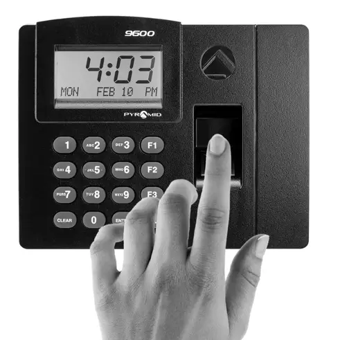 PYRAMID 9600 TimeTrax Elite Bio ek Biometric Time Clock System