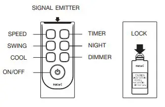 Hatari AC Turbo1 Air Cooler - HOW TO REPLACE THE REMOTE CONTROL BATTERY