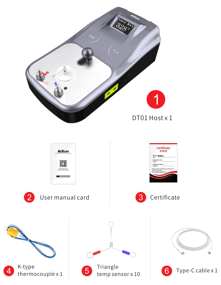 AiXun DT01 Smart Digital Display Thermometer - Fig1