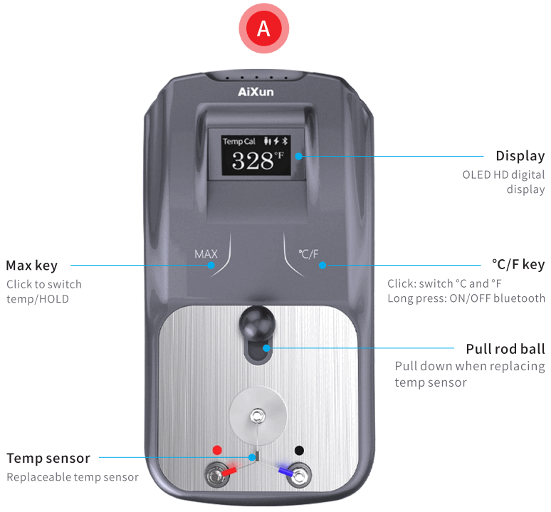 AiXun DT01 Smart Digital Display Thermometer - Fig2