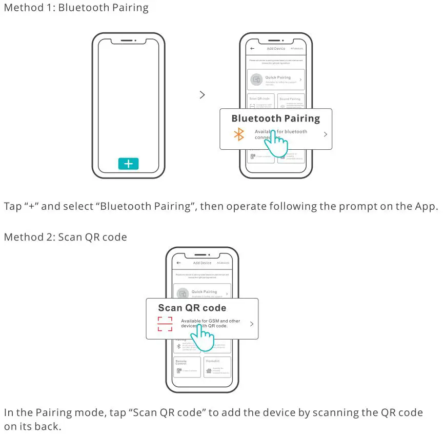 SONOFF TH Origin Elite Smart Temperature and Humidity Monitoring Switch User Manual - Add device