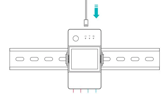 SONOFF TH Origin Elite Smart Temperature and Humidity Monitoring Switch User Manual - Insert the sensor