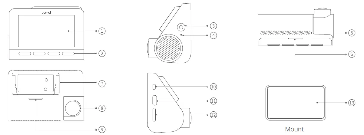 70mai-A810-Series-4K-Dash-Cam-FIG-2