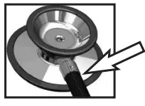 Riester 133070schwarz Cardiology Stethoscope Cardiophon - fig 2