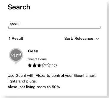 geeni GN-CW008-101 Smart-Search