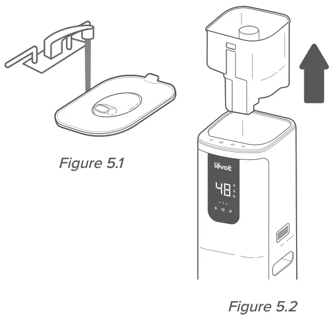 levoit OasisMist1000S Smart Ultrasonic Cool Mist Tower Humidifier - Figure 17