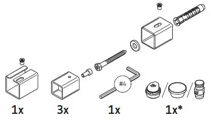 TERMA MOP MOS 3x Mounting Bracket-1