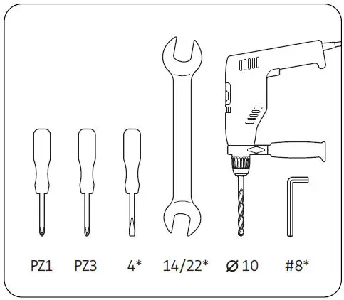 TERMA MOP MOS 3x Mounting Bracket-2