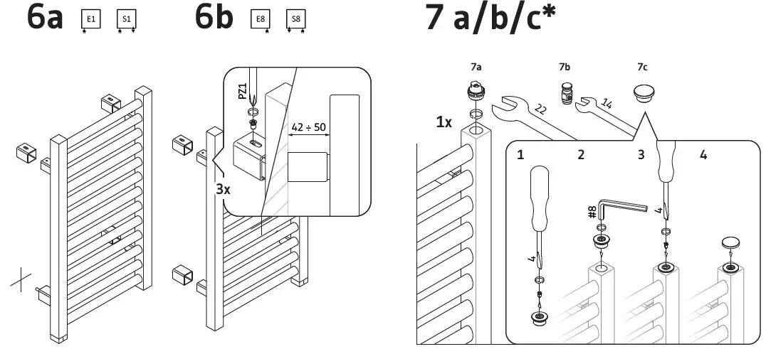 TERMA MOP MOS 3x Mounting Bracket-8