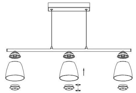 VONN-VAC3293-36-Inch-3-LightIntegrated-LED-Black-Linear-Chandelier-Lighting-Fixture-fig9