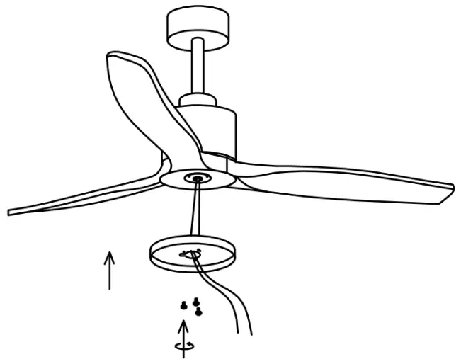 ATTACH THE FAN BLADES