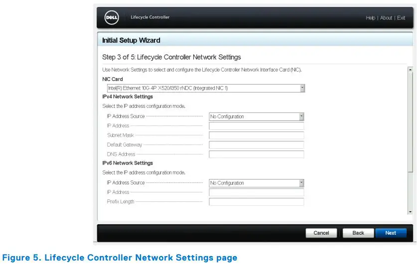 Setting Up Your PowerEdge Server Using Dell Lifecycle Controller User Guide - Figure 5