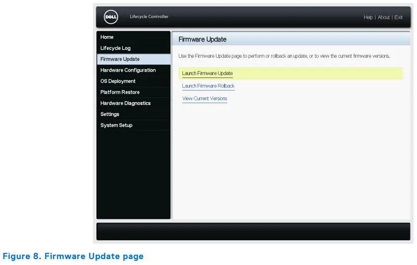 Setting Up Your PowerEdge Server Using Dell Lifecycle Controller User Guide - Figure 8