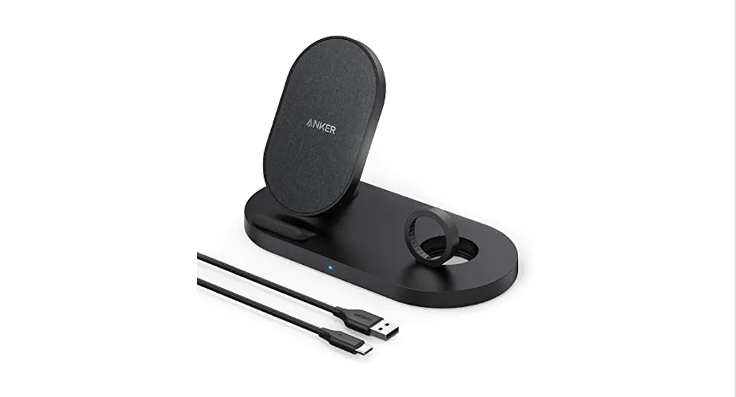 Anker B08pst1szh Powerwave Sense 2-in-1 Stand With Watch Charging Cable Holder User Guide