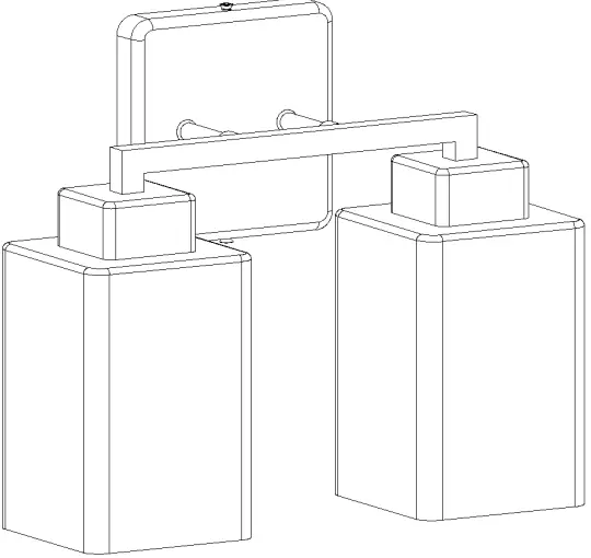 ZEVNI A04802W2 Honaw 12 Inch Wide Vanity Light-FIG1