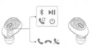 Trust Primo Touch Bluetooth Wireless Earphones User Manual