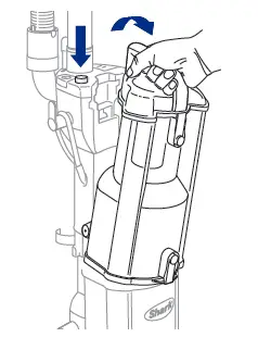 Dust cup Release Button