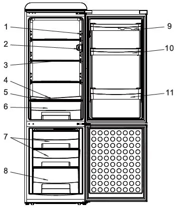 MaxxHome-22003-Retro-Fridge-Freezer-Combination-1