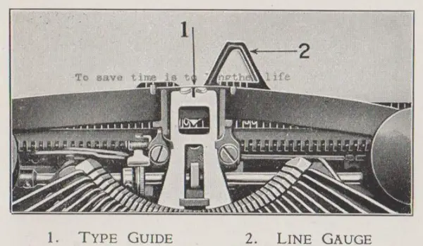 LONDON TYPEWRITERS Remington Portable Typewriter -Fig 12
