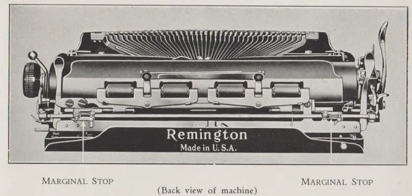 LONDON TYPEWRITERS Remington Portable Typewriter -Fig 6
