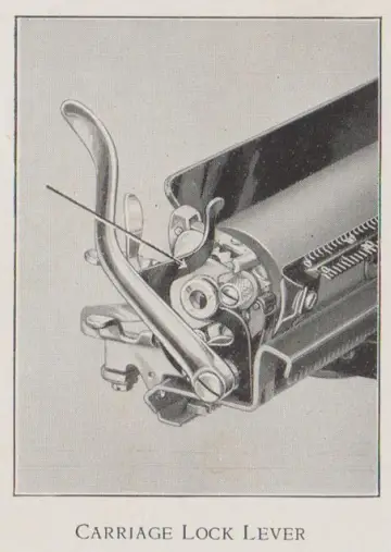 LONDON TYPEWRITERS Remington Portable Typewriter - fIG