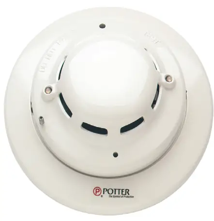POTTER BPS Series Direct Wire Photoelectric Smoke Detector