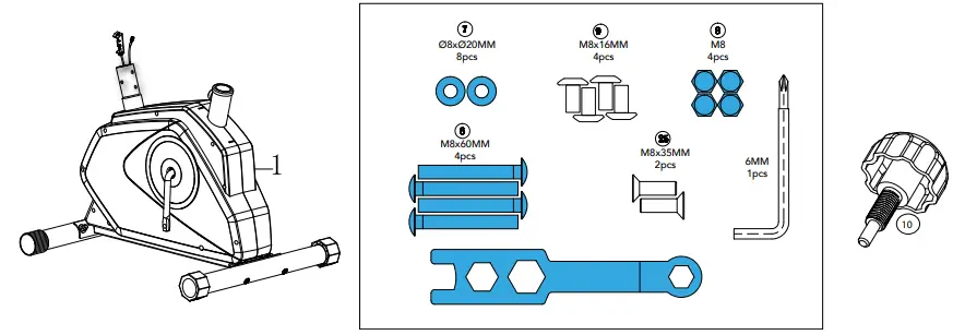 TUNTURI-Cardio-Fit-B30-Bike-FIG-7