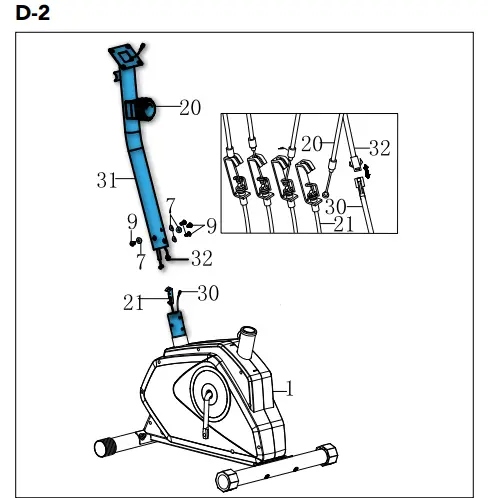 TUNTURI-Cardio-Fit-B30-Bike-FIG-9