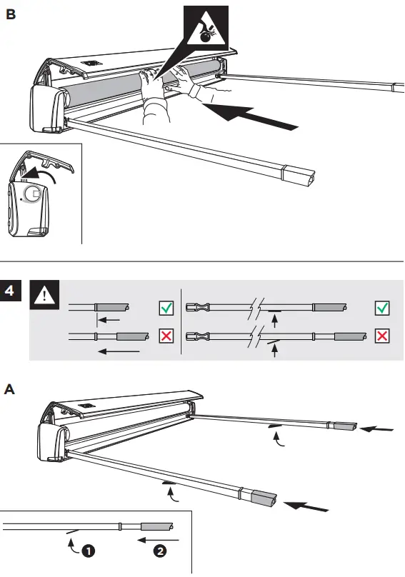 THULE 303013 Roll Up Box Awning 3.00m Anthracite Black-fig17