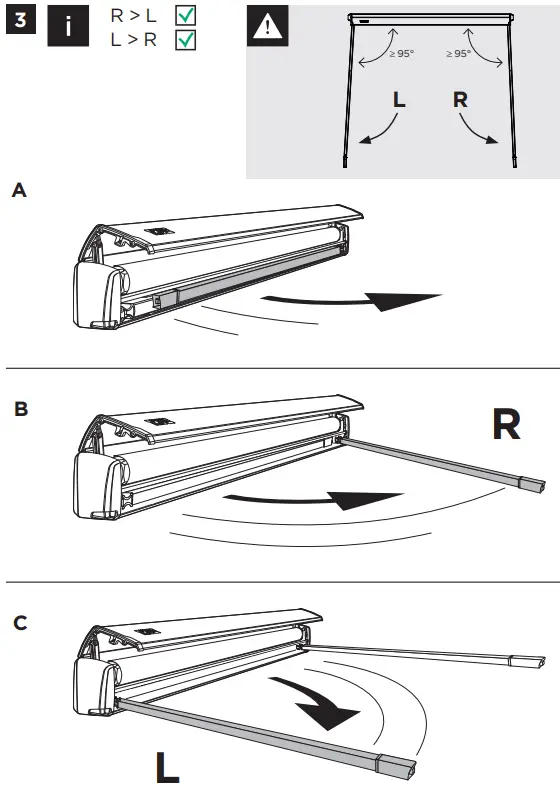 THULE 303013 Roll Up Box Awning 3.00m Anthracite Black-fig6