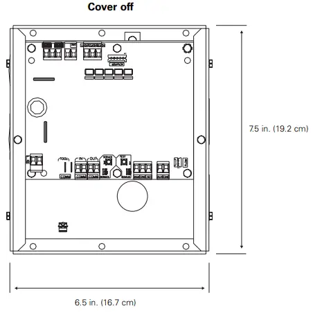 Figure 6. Tracer VV551 dimensions