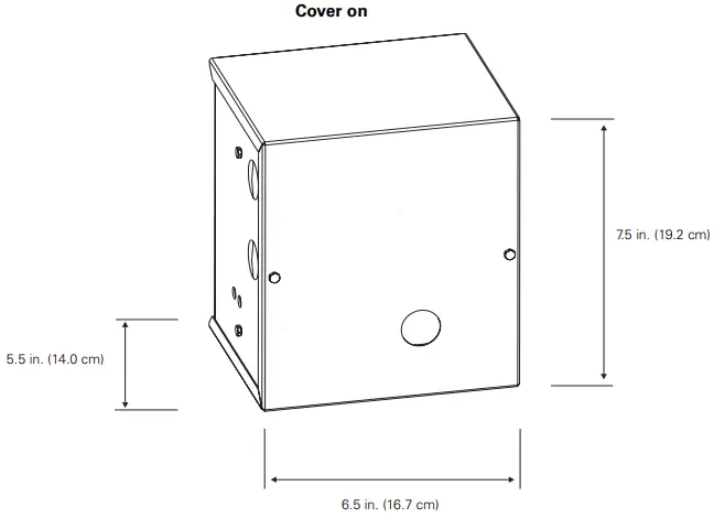 Figure 6. Tracer VV551 dimensions