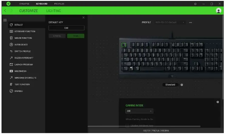 RAZER RZ03 Cynosa Chroma RU Keyboard Gaming - Sidebar1
