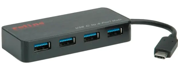 SECOMP-14025035-USB-C-to-4-Port-Hub-PRO