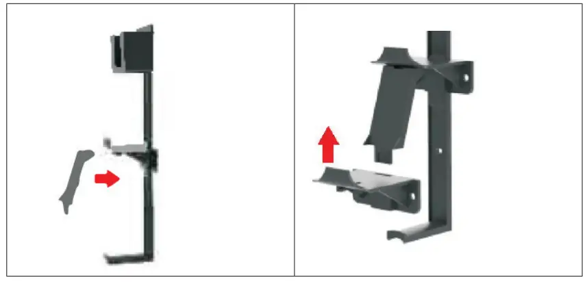 Conrad 2614698 Universal Wall Mount Game Controller Holder with Headset Hanger (6)