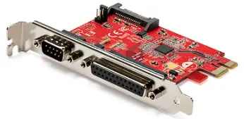 StarTech PEX1S1P950 1S1P Native PCI Express Serial Parallel Combo Card with 16C950 UART product