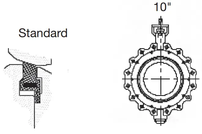 Mueller BFV Series 90 High Performance Butterfly Valves - Diagrams 1