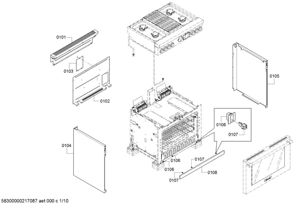 Thermador PRG364WLG 2 Gas Professional Range - FIG 2