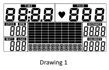 BodyMax CVEB2710 60 Recumbent Bike - POWER ON