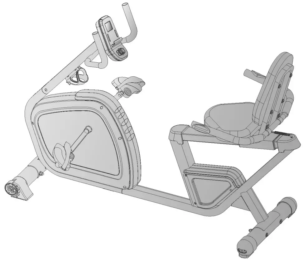 BodyMax CVEB2710 60 Recumbent Bike